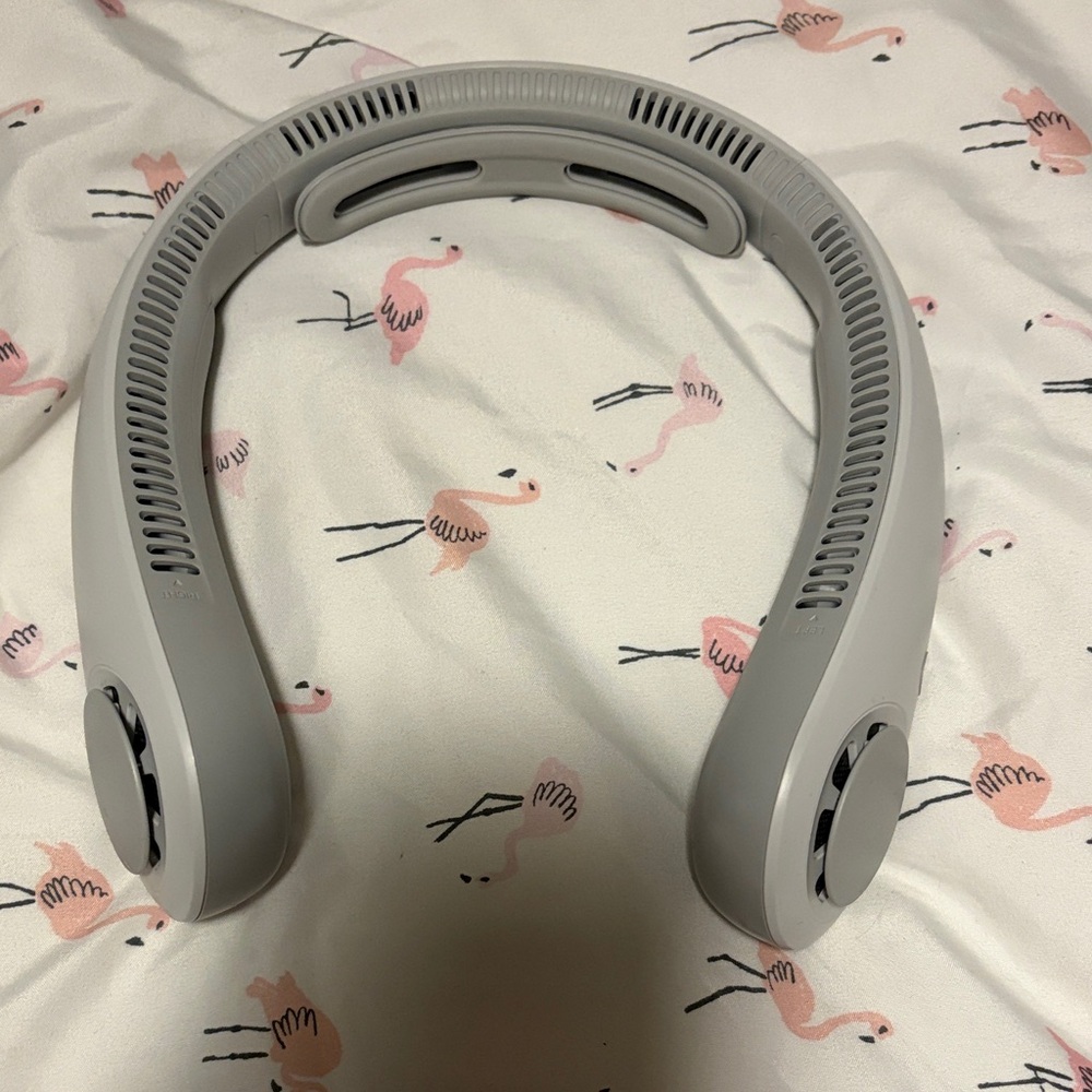 Gray Jisulife Wearable Neck Fan